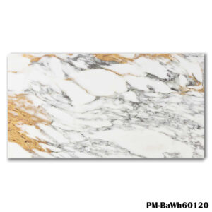 PM-BaWh60120 Gold Marble Effect Tile 60x120cm - Blackburn Tile Centre - Best Tiles Manufacturer in U. K.