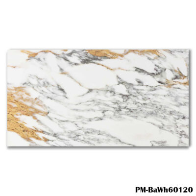 PM-BaWh60120 Gold Marble Effect Tile 60x120cm - Wall Tiles - Blackburn Tile Centre - Best Tiles Manufacturer in U. K.