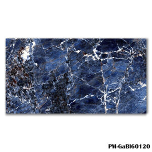Blue Colour Marble Effect Polished Porcelain Tile
