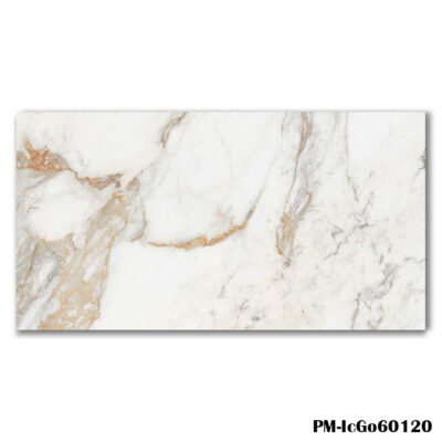 PM-IcGo60120 Gold Marble Effect Tile 60x120cm - Floor Tiles - Blackburn Tile Centre - Best Tiles Manufacturer in U. K.