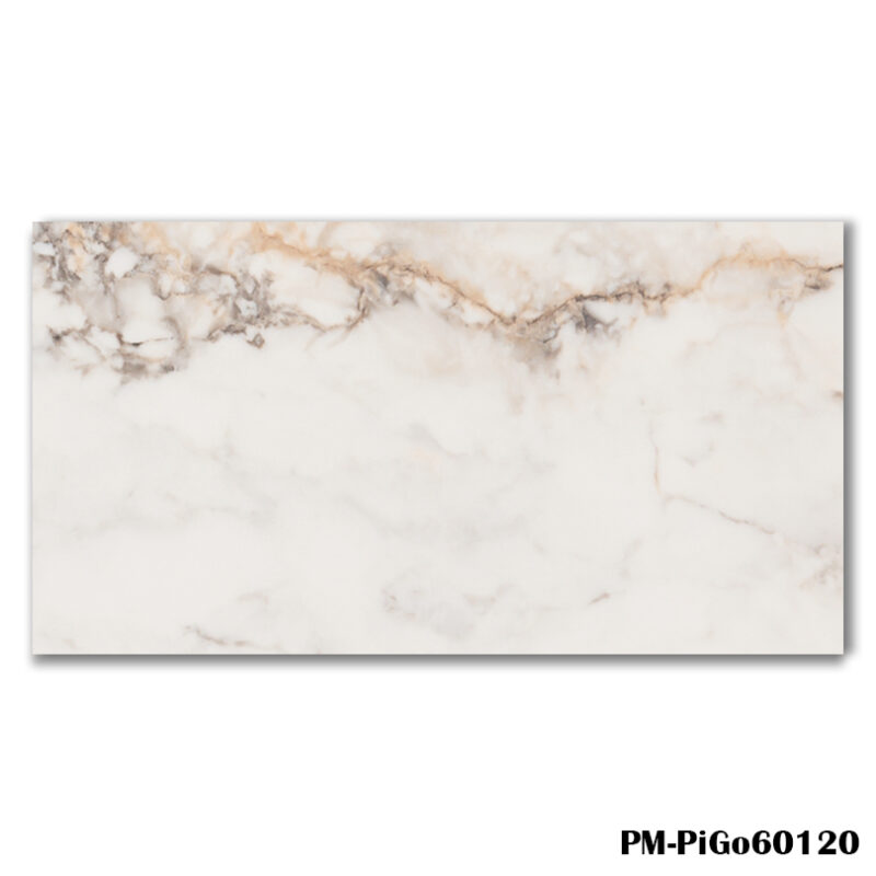 PM-PiGo60120 Gold Marble Effect Tile 60x120cm - Blackburn Tile Centre - Best Tiles Manufacturer in U. K.