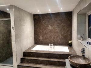 Brown Slate Effect Bathroom 31x56cm Tiles - Blackburn Tile Centre - Best Tiles Manufacturer in U. K.