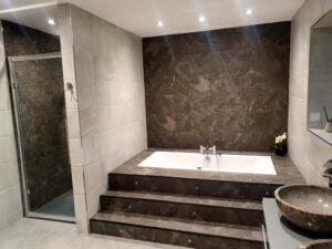 Brown Slate Effect Bathroom 31x56cm Tiles - Blackburn Tile Centre - Best Tiles Manufacturer in U. K.