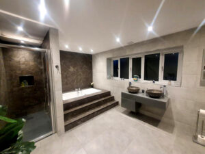 Brown Slate Effect Bathroom 31x56cm Tiles - Blackburn Tile Centre - Best Tiles Manufacturer in U. K.