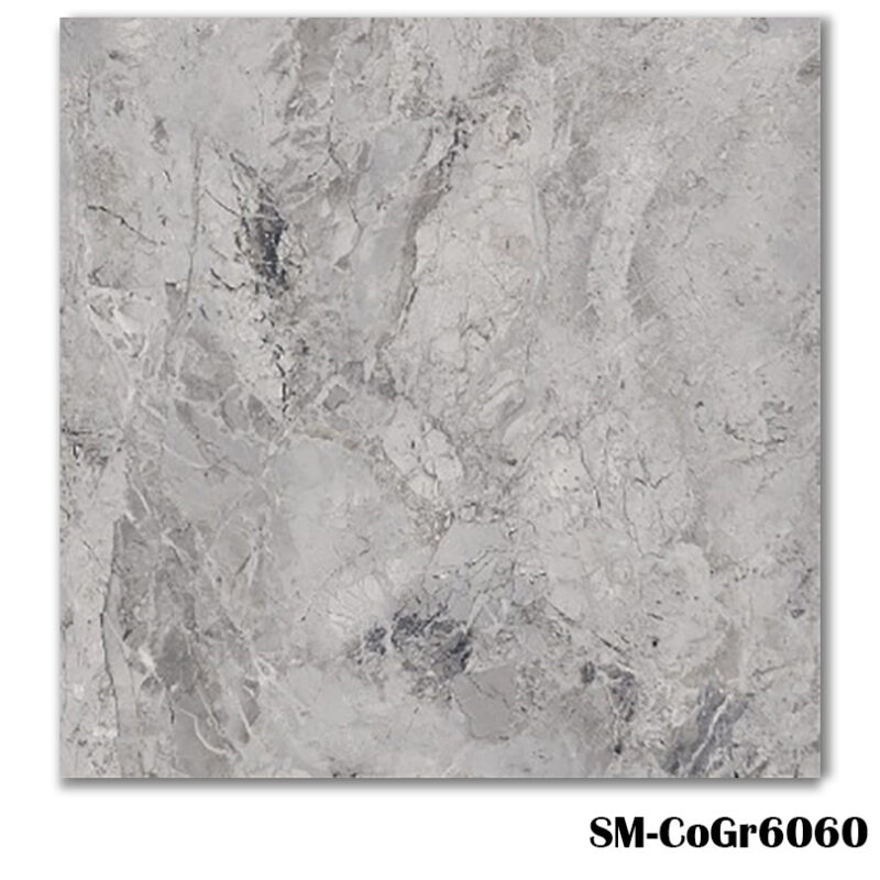 SM-CoGr6060 Grey Marble Effect Tile 60x60cm - Blackburn Tile Centre - Best Tiles Manufacturer in U. K.