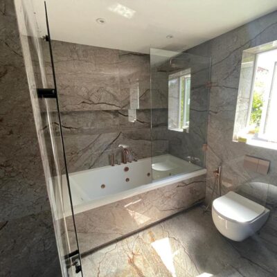 Brown Marble Effect Bathroom 60x120cm Tiles - Bathrooms - Blackburn Tile Centre - Best Tiles Manufacturer in U. K.